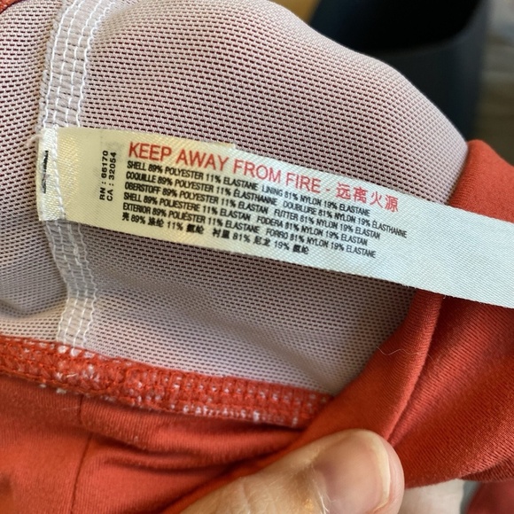 Free People FP Movement Synergy Sports Bra Sz S Orange Strappy Terracotta Yoga - Picture 8 of 10